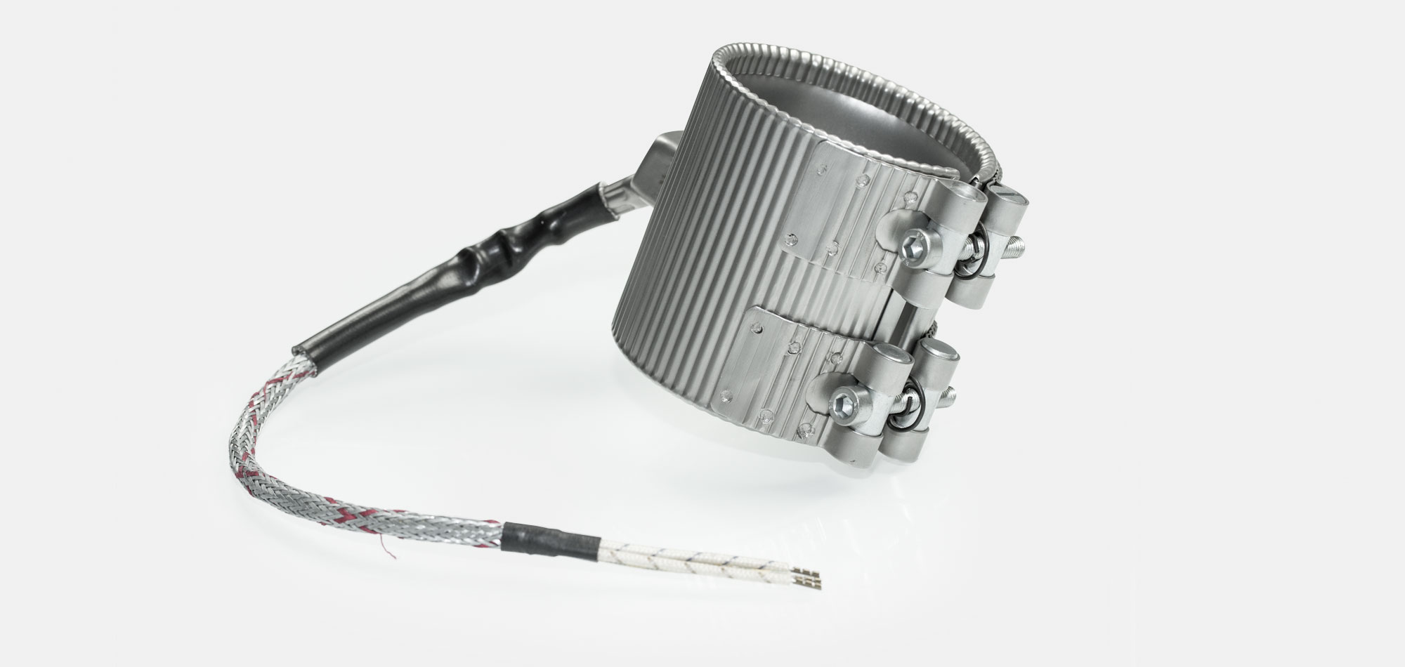 collier chauffant „haute charge“,  pour températures jusqu'à 450 ° C, moulage par injection, extrusion,  alésages, évidements, sans effet de stockage, réactif, mineralisole