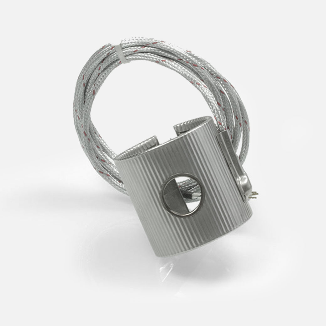 collier chauffant „haute charge“,  pour températures jusqu'à 450 ° C, moulage par injection, extrusion,  alésages, évidements, sans effet de stockage, réactif, mineralisole