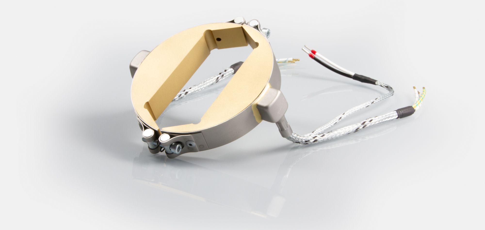 colliers de buse, pour températures jusqu'à 450°C/550°C, moulage par injection, conception écoénergétique, flux de chaleur homogène, trous, évidements, thermocouple intégré, contour spécial, Encombrement réduit, extrusion de câble