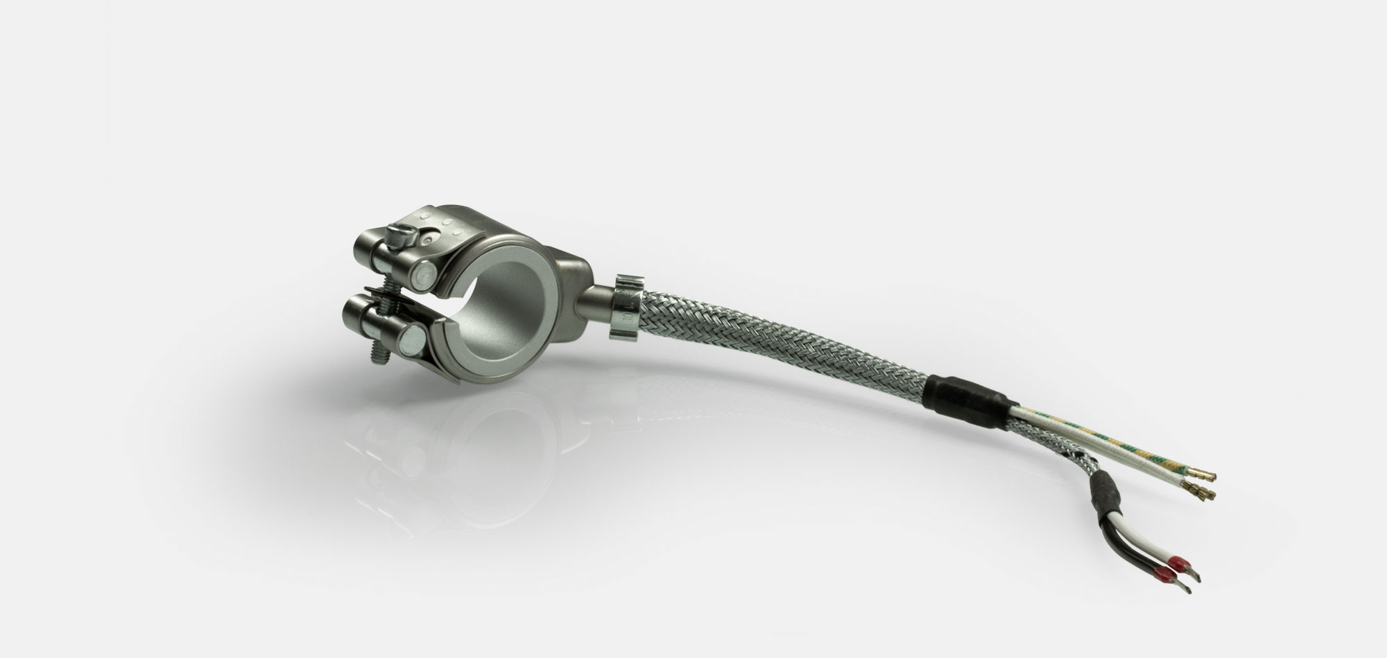 Colliers de buse, pour températures jusqu'à 450°C/550°C, moulage par injection, conception écoénergétique, flux de chaleur homogène, trous, évidements, thermocouple intégré, contour spécial, Encombrement réduit, extrusion de câble