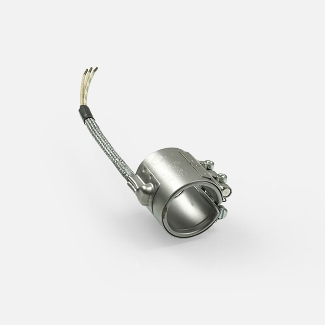 collier de buse „haute charge“, températures jusqu'à 600°C, moulage par injection, évidements, support thermocouple, thermocouple intégré, Encombrement réduit, matériaux exigeants, traitement PTFE-PEEK, temps de cycle réduits, extrusion de câble