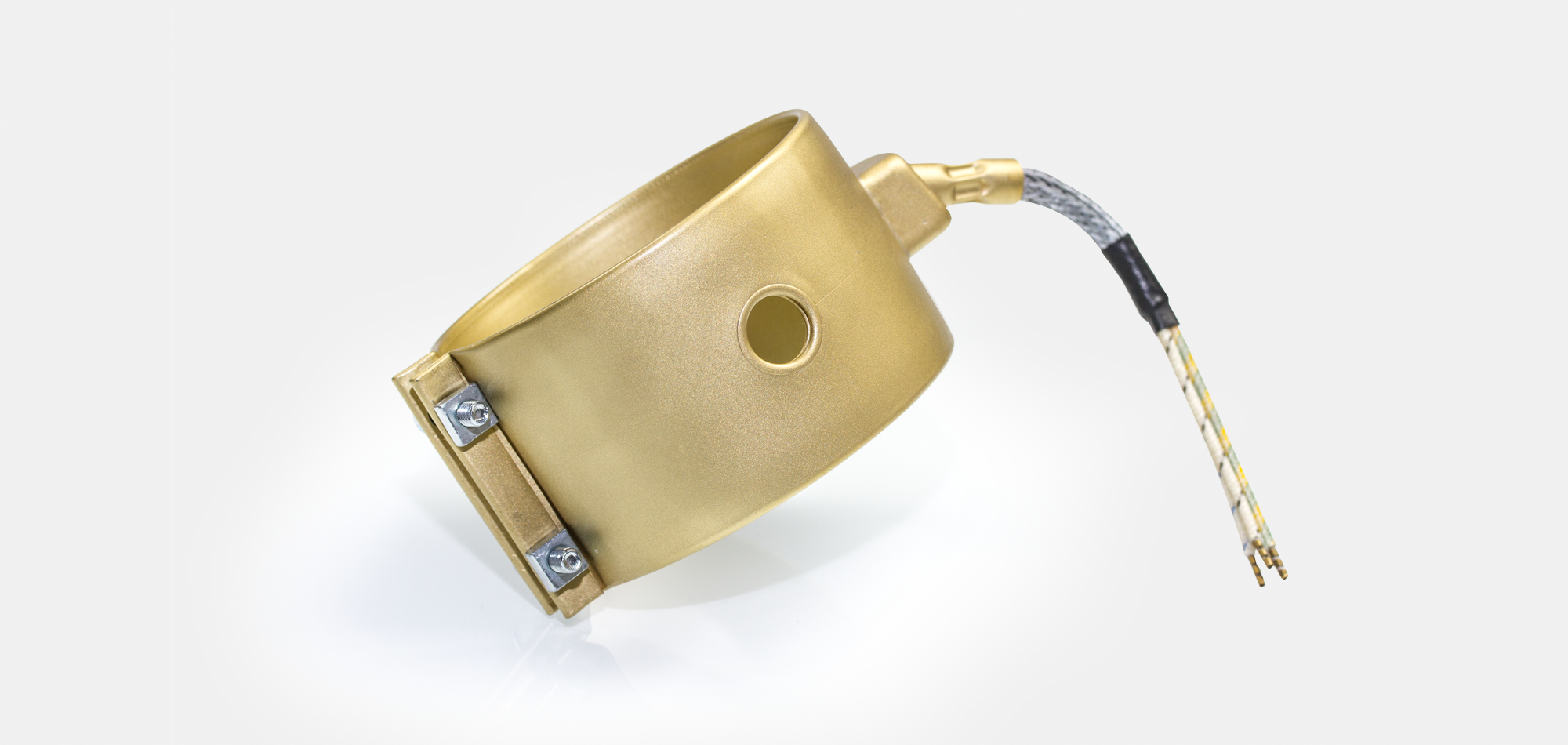 collier de buse standard en acier inoxydable et laiton, pour températures jusqu'à 280°C/350 ° C, moulage par injection, trous, évidements, thermocouple incorporé, thermocouple de surface séparé ou support pour thermocouple, accessoires d'origine