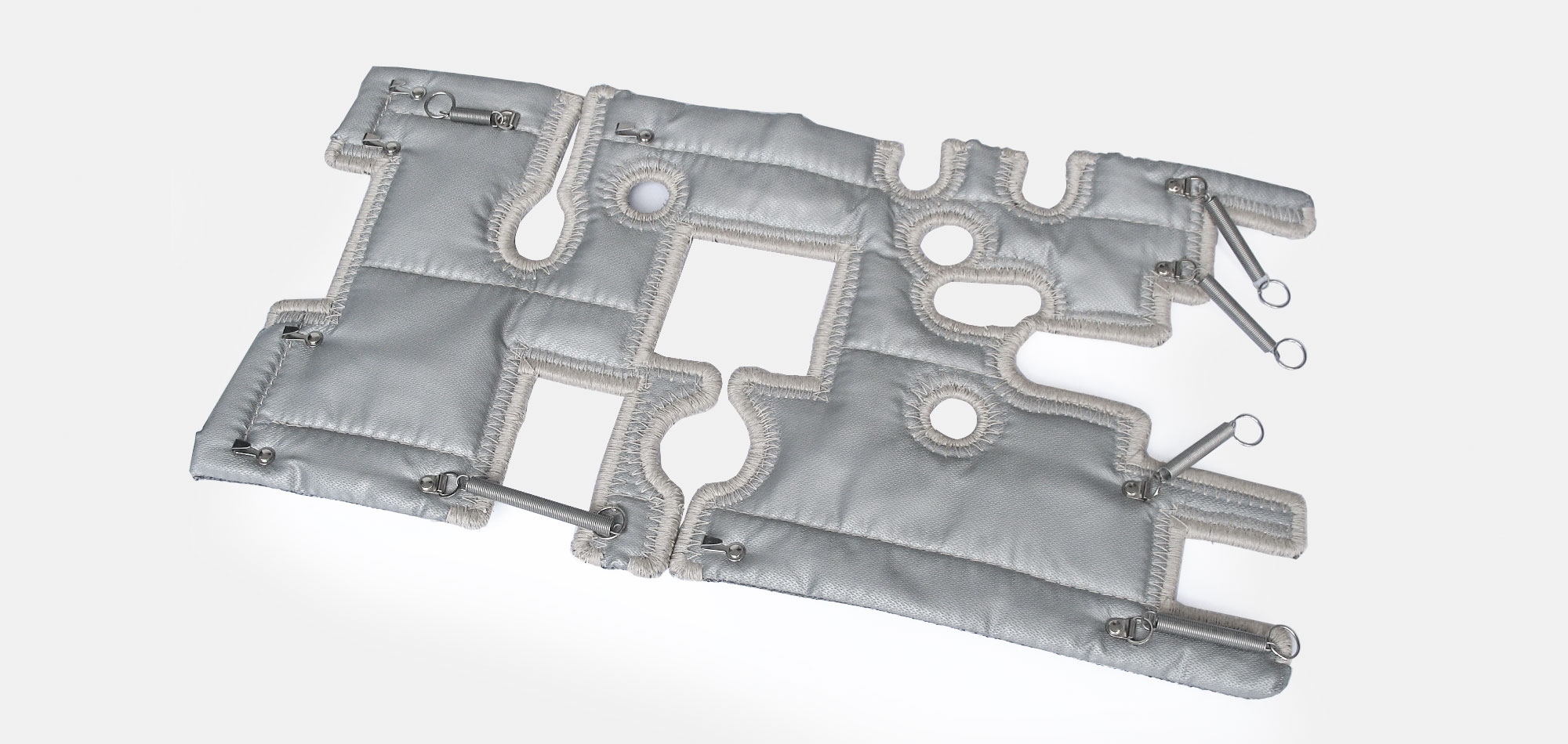 Matelas Calorifuge, pour températures jusqu'à 500°C, isolation, protection contre les contacts, économie d'énergie, industrie des plastiques, protection thermique, réduction de température, revêtements divers