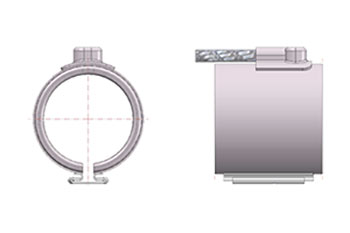capot plat axial
