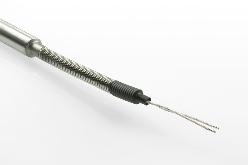 Exécution K: en option avec tuyau ondulé + conducteur de protection jusqu'à 250 ° C / 400 ° C / 720 ° C