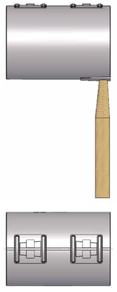 fig.13: RPI avec capot plat radial