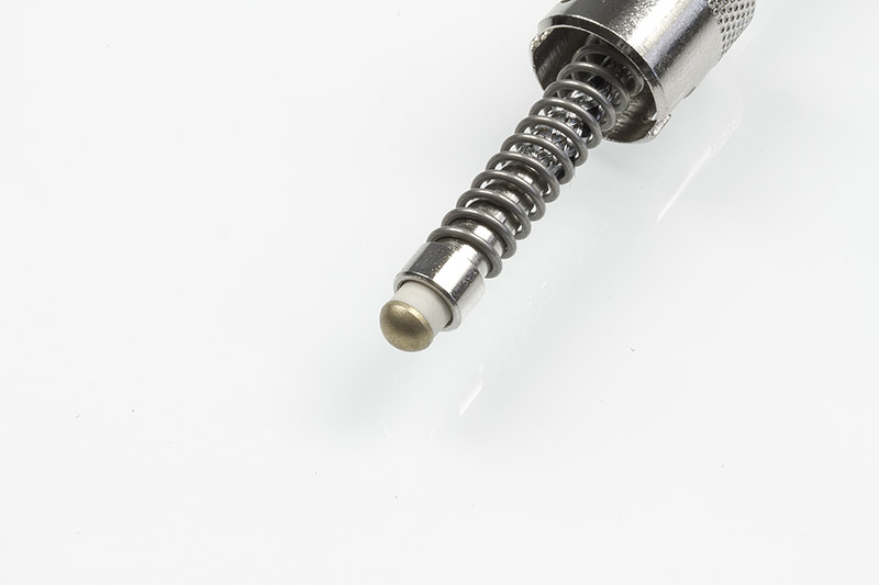 TEF 16B, uniquement Ø 8 mm possible, pointe arrondie avec perle en céramique et pièce en laiton